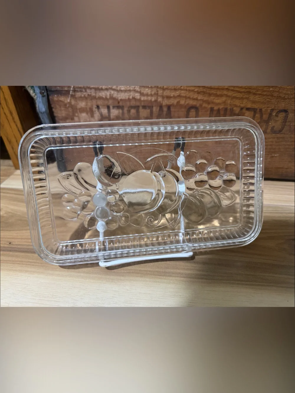 Federal glass refrigerator dish top lid